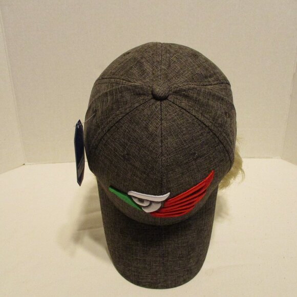 AZTEC Eagle NEW Woman Adjustable Back Gray Green White Embroidered Hat Cap - Picture 11 of 11